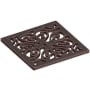 Newport Brass Decorative Drains 4" Square Shower Drain Grid Venetian Bronze