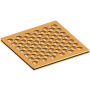 Newport Brass 4-1/16" Grid Shower Drain Cover Only Aged Brass