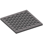 Newport Brass 4-1/16" Grid Shower Drain Cover Only Midnight Chrome