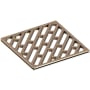 Newport Brass 4-1/16" Grid Shower Drain Cover Only Antique Brass