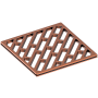 Newport Brass 4-1/16" Grid Shower Drain Cover Only Antique Copper