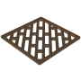 Newport Brass 4-1/16" Grid Shower Drain Cover Only Oil Rubbed Bronze