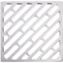 Newport Brass 4-1/16" Grid Shower Drain Cover Only Polished Chrome