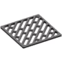Newport Brass 4-1/16" Grid Shower Drain Cover Only Midnight Chrome