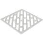 Newport Brass 4-1/16" Grid Shower Drain Cover Only Matte White