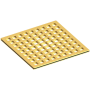 Newport Brass 6" Square Shower Drain Grid Satin Brass (PVD)