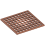 Newport Brass 6" Square Shower Drain Grid Antique Copper