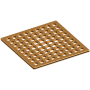 Newport Brass 6" Square Shower Drain Grid Polished Gold (PVD)