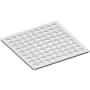 Newport Brass 6" Square Shower Drain Grid Matte White