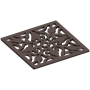 Newport Brass Decorative Drains 6" Square Shower Drain Grid English Bronze