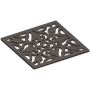 Newport Brass Decorative Drains 6" Square Shower Drain Grid Oil Rubbed Bronze