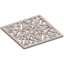 Newport Brass Decorative Drains 6" Square Shower Drain Grid Satin Nickel