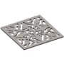Newport Brass Decorative Drains 6" Square Shower Drain Grid Stainless Steel (PVD)