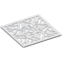 Newport Brass Decorative Drains 6" Square Shower Drain Grid Matte White