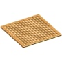 Newport Brass 6" Square Shower Drain Trim - Less Drain Throat Aged Brass