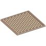 Newport Brass 6" Square Shower Drain Trim - Less Drain Throat Antique Brass