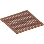 Newport Brass 6" Square Shower Drain Trim - Less Drain Throat Antique Copper