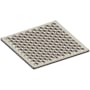Newport Brass 6" Square Shower Drain Trim - Less Drain Throat Antique Nickel
