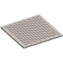 Newport Brass 6" Square Shower Drain Trim - Less Drain Throat Satin Nickel