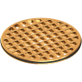 Newport Brass 4" Round Shower Drain Aged Brass