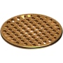 Newport Brass 4" Round Shower Drain Polished Gold (PVD)