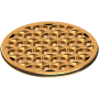 Newport Brass 4" Round Shower Drain Grid Aged Brass