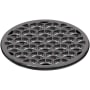 Newport Brass 4" Round Shower Drain Grid Midnight Chrome