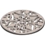Newport Brass 4" Round Solid Brass Shower Drain Satin Nickel