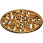 Newport Brass 4" Round Solid Brass Shower Drain Polished Gold (PVD)