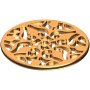 Newport Brass 4" Round Solid Brass Shower Drain Satin Gold (PVD)