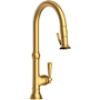 Newport Brass Jacobean 1.8 GPM Single Hole Pull Down Kitchen Faucet Satin Bronze (PVD)
