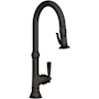 Newport Brass Jacobean 1.8 GPM Single Hole Pull Down Kitchen Faucet Flat Black