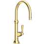 Newport Brass Jacobean 1.8 GPM Single Hole Bar Faucet with Single Lever Handle Forever Brass (PVD)