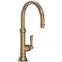 Newport Brass Jacobean 1.8 GPM Single Hole Bar Faucet with Single Lever Handle Antique Brass