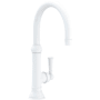 Newport Brass Jacobean 1.8 GPM Single Hole Bar Faucet with Single Lever Handle Matte White