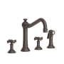 Newport Brass Jacobean 1.8 GPM Widespread Kitchen Faucet Oil Rubbed Bronze