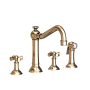 Newport Brass Jacobean 1.8 GPM Widespread Kitchen Faucet French Gold (PVD)