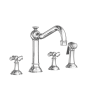 Newport Brass Jacobean 1.8 GPM Widespread Kitchen Faucet Polished Chrome