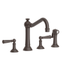 Newport Brass Jacobean 1.8 GPM Widespread Kitchen Faucet - Includes Side Spray Oil Rubbed Bronze