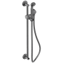 Newport Brass Single Function Wall Mount Handshower Kit with Slide Bar and Adjustable Bracket Midnight Chrome