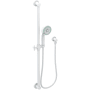 Newport Brass Multi-Function Hand Shower Package with Slide Bar, Hose, and Wall Supply Matte White
