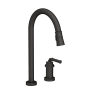 Newport Brass Taft 1.8 GPM Widespread Pull Down Kitchen Faucet Flat Black