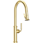 Newport Brass Taft 1.8 GPM Single Hole Pull Down Kitchen Faucet Forever Brass (PVD)