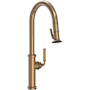 Newport Brass Taft 1.8 GPM Single Hole Pull Down Kitchen Faucet Antique Brass