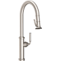 Newport Brass Taft 1.8 GPM Single Hole Pull Down Kitchen Faucet Satin Nickel