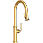 Newport Brass Taft 1.8 GPM Single Hole Pull Down Kitchen Faucet Polished Gold (PVD)