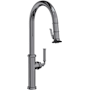 Newport Brass Taft 1.8 GPM Single Hole Pull Down Kitchen Faucet Midnight Chrome