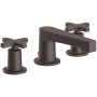 Newport Brass Dorrance 1.2 GPM Widespread Bathroom Faucet with Pop-Up Drain Assembly with Cross Handles Oil Rubbed Bronze
