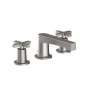 Newport Brass Dorrance 1.2 GPM Widespread Bathroom Faucet with Pop-Up Drain Assembly with Cross Handles Stainless Steel (PVD)