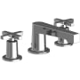 Newport Brass Dorrance 1.2 GPM Widespread Bathroom Faucet with Pop-Up Drain Assembly with Cross Handles Polished Chrome